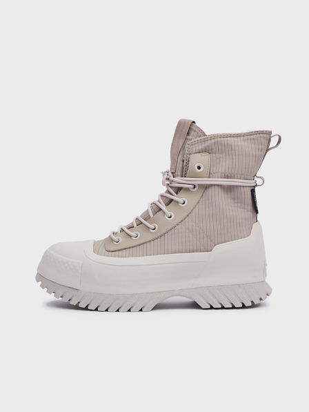 Converse Hellrosa Damen Plateau Knöchel Turnschuhe Converse Chuck Taylor All Star Lugged 2.0
