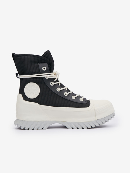 Converse Schwarze Knöchel-Plateau-Sneakers Converse Chuck Taylor All Star Lugged 2.0