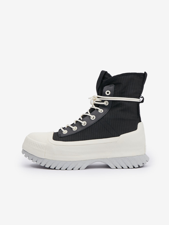 Converse Schwarze Knöchel-Plateau-Sneakers Converse Chuck Taylor All Star Lugged 2.0