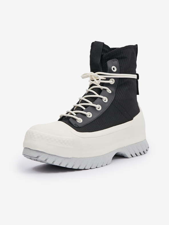 Converse Schwarze Knöchel-Plateau-Sneakers Converse Chuck Taylor All Star Lugged 2.0