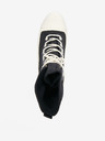 Converse Schwarze Knöchel-Plateau-Sneakers Converse Chuck Taylor All Star Lugged 2.0