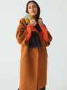 SKFK SKFK Barezi brauner Damen-Wollmischmantel