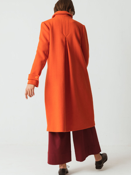 SKFK SKFK Jone orange Damen Wollmischmantel