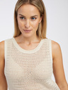 Jacqueline de Yong Beigefarbenes Damen-Strickoberteil JDY Tikka