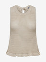Jacqueline de Yong Beigefarbenes Damen-Strickoberteil JDY Tikka