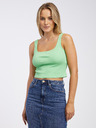 Pieces Grünes Damen Basic Tank Top Pieces Nukisa