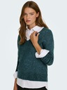 Jacqueline de Yong Dunkelgrün gestreifter Pullover JDY Elanora
