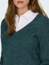 Jacqueline de Yong Dunkelgrün gestreifter Pullover JDY Elanora