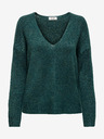 Jacqueline de Yong Dunkelgrün gestreifter Pullover JDY Elanora