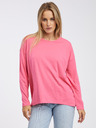 Noisy May Dunkelrosa Damen Basic Oversize Langarm T-Shirt Noisy May Mathilde