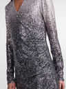 Pieces Pieces Delphia silber-graues Paillettenkleid für Mädchen