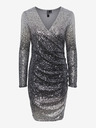 Pieces Pieces Delphia silber-graues Paillettenkleid für Mädchen