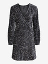 Pieces Graues Damen Paillettenkleid Pieces Kam