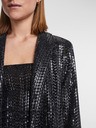 Pieces Schwarze Damen Paillettenjacke Pieces Siddy