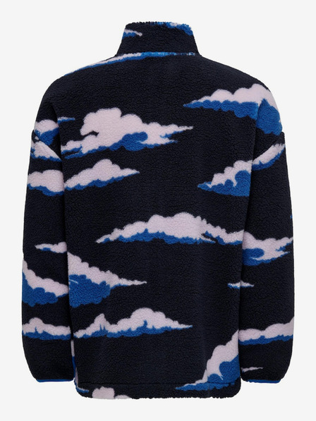 ONLY & SONS Dunkelblaues Herren ONLY & SONS Remy gemustertes Sweatshirt