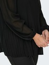 ONLY CARMAKOMA Schwarze Damen-Faltenbluse ONLY CARMAKOMA Piona