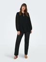 ONLY CARMAKOMA Schwarze Damen-Faltenbluse ONLY CARMAKOMA Piona