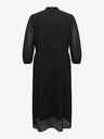ONLY CARMAKOMA Schwarzes plissiertes Damenkleid ONLY CARMAKOMA Piona