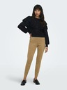 ONLY Beige Damen Wildlederhosen ONLY Jo