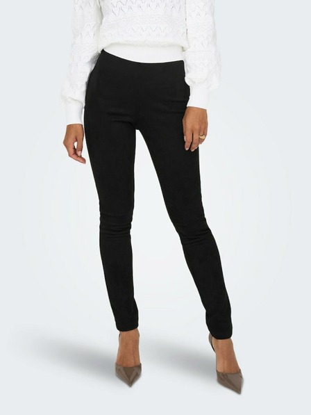 ONLY Schwarze Damen Wildlederhose ONLY Jo