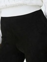 ONLY Schwarze Damen Wildlederhose ONLY Jo