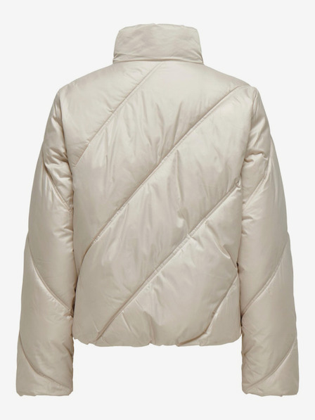 Jacqueline de Yong JDY Verona Cremefarbene Damen-Winter-Steppjacke