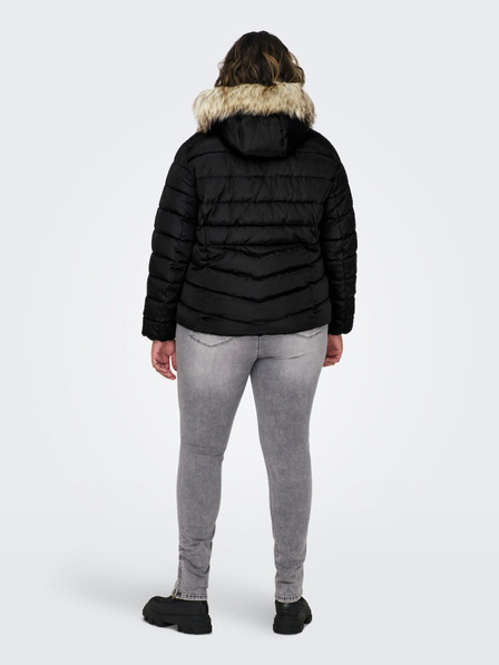 ONLY CARMAKOMA Schwarze Damen-Winter-Steppjacke ONLY CARMAKOMA New Ellan