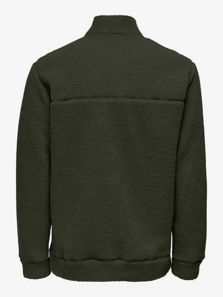 ONLY & SONS Dunkelgrünes Herren ONLY & SONS Remy Sweatshirt