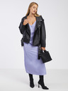 Vila Hellviolettes Satin-Midikleid VILA Ellette für Damen