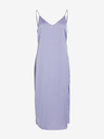 Vila Hellviolettes Satin-Midikleid VILA Ellette für Damen