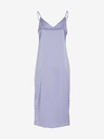 Vila Hellviolettes Satin-Midikleid VILA Ellette für Damen