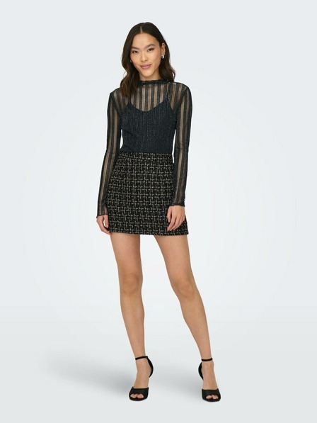 Jacqueline de Yong Schwarzes gestreiftes Damen-Shirt JDY Vivy