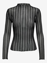 Jacqueline de Yong Schwarzes gestreiftes Damen-Shirt JDY Vivy