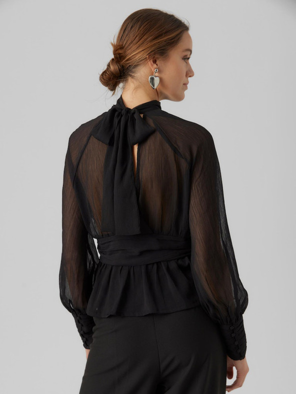 AWARE by VERO MODA Schwarze Damenbluse AWARE by VERO MODA Gaila