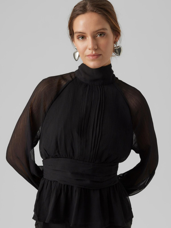 AWARE by VERO MODA Schwarze Damenbluse AWARE by VERO MODA Gaila