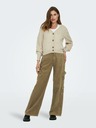 Jacqueline de Yong Cremefarbene Damen Strickjacke JDY Sigrid