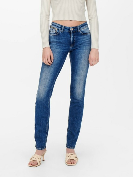 ONLY Blaue Slim Fit Jeans für Damen ONLY Eva