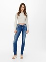 ONLY Blaue Slim Fit Jeans für Damen ONLY Eva