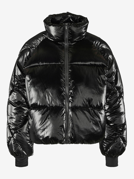 Noisy May Schwarze Damen Steppwinterjacke Noisy May Kit