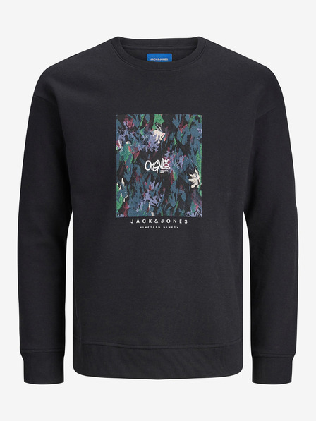 Jack & Jones Schwarzes Jack & Jones Silver Sweatshirt für Jungen