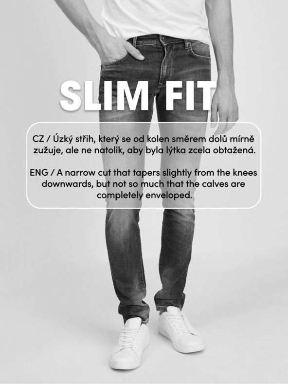 Celio Cremefarbene Slim Fit Jeans für Herren Celio C25 Dolasi