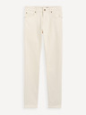 Celio Cremefarbene Slim Fit Jeans für Herren Celio C25 Dolasi
