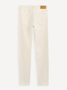 Celio Cremefarbene Slim Fit Jeans für Herren Celio C25 Dolasi