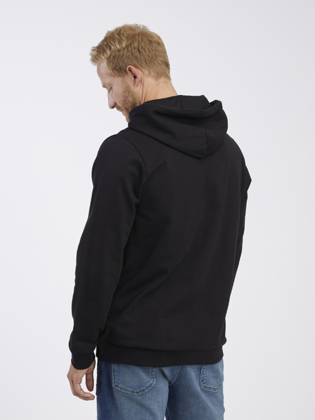Picture Schwarzer Kapuzenpullover für Männer Bild