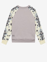 Picture Cremefarbene und lila gemusterte Damen-Kapuzenjacke Picture Blayr