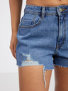 Noisy May Blaue Jeansshorts für Damen Noisy May Drew