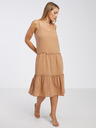 Jacqueline de Yong JDY Theis Braunes Damen Midikleid
