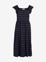 Vila Dunkelblau gestreiftes Damen-Midikleid VILA Rita