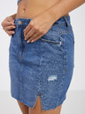 Noisy May Blauer Damen-Denim-Rock Noisy May April