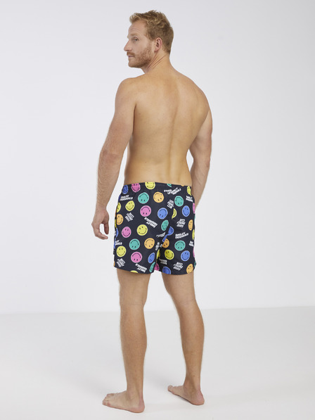 ONLY & SONS Schwarze gemusterte Herren-Badebekleidung ONLY & SONS Ted